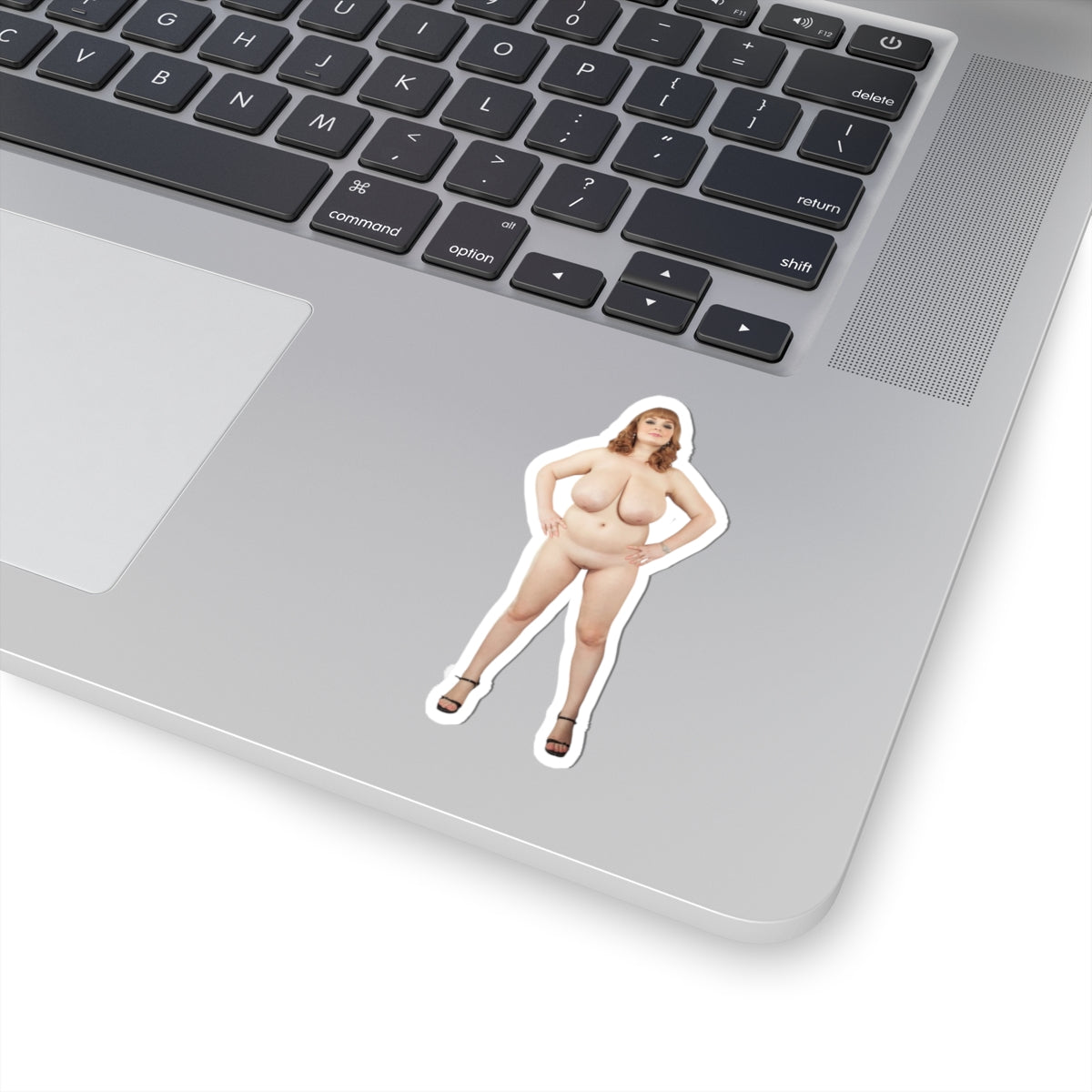 Big Boobs Thicc Curvy Naked Girl Sticker