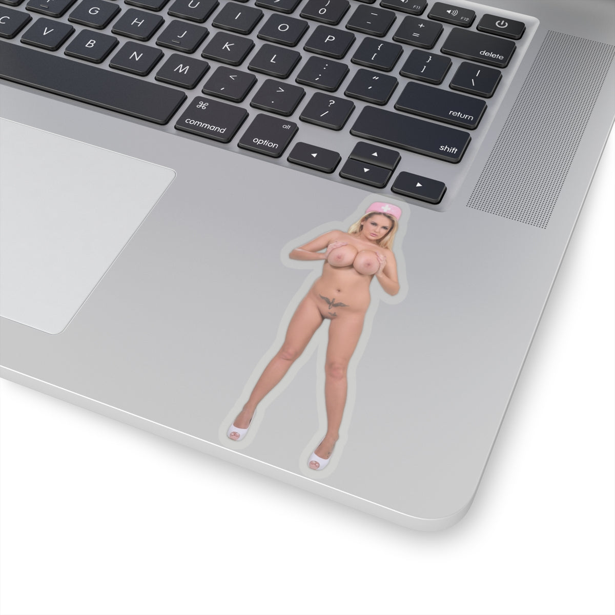 Katie Big Boobs Pinup Naked Girl Sticker