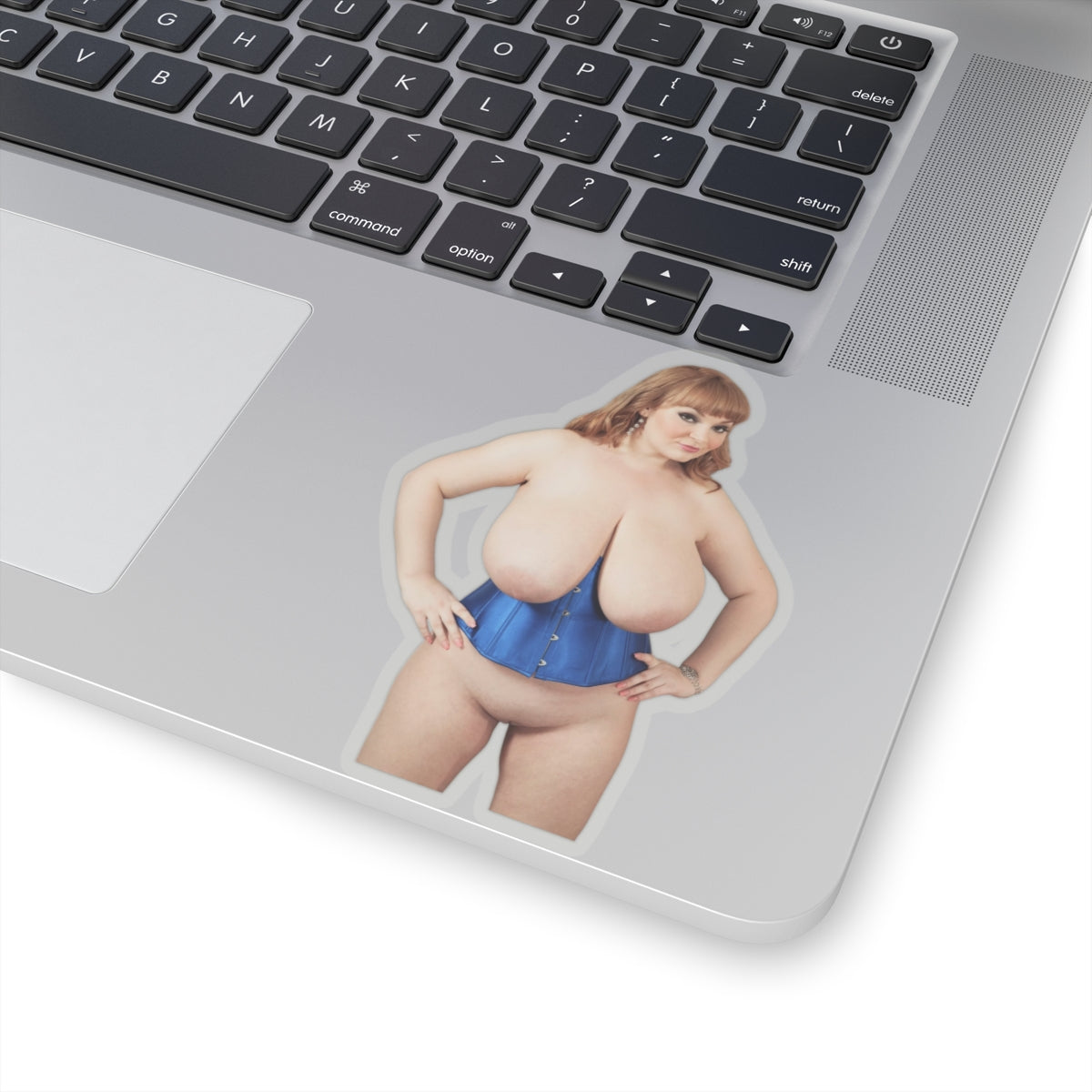 Big Boobs Thicc Curvy Naked Girl Stickers