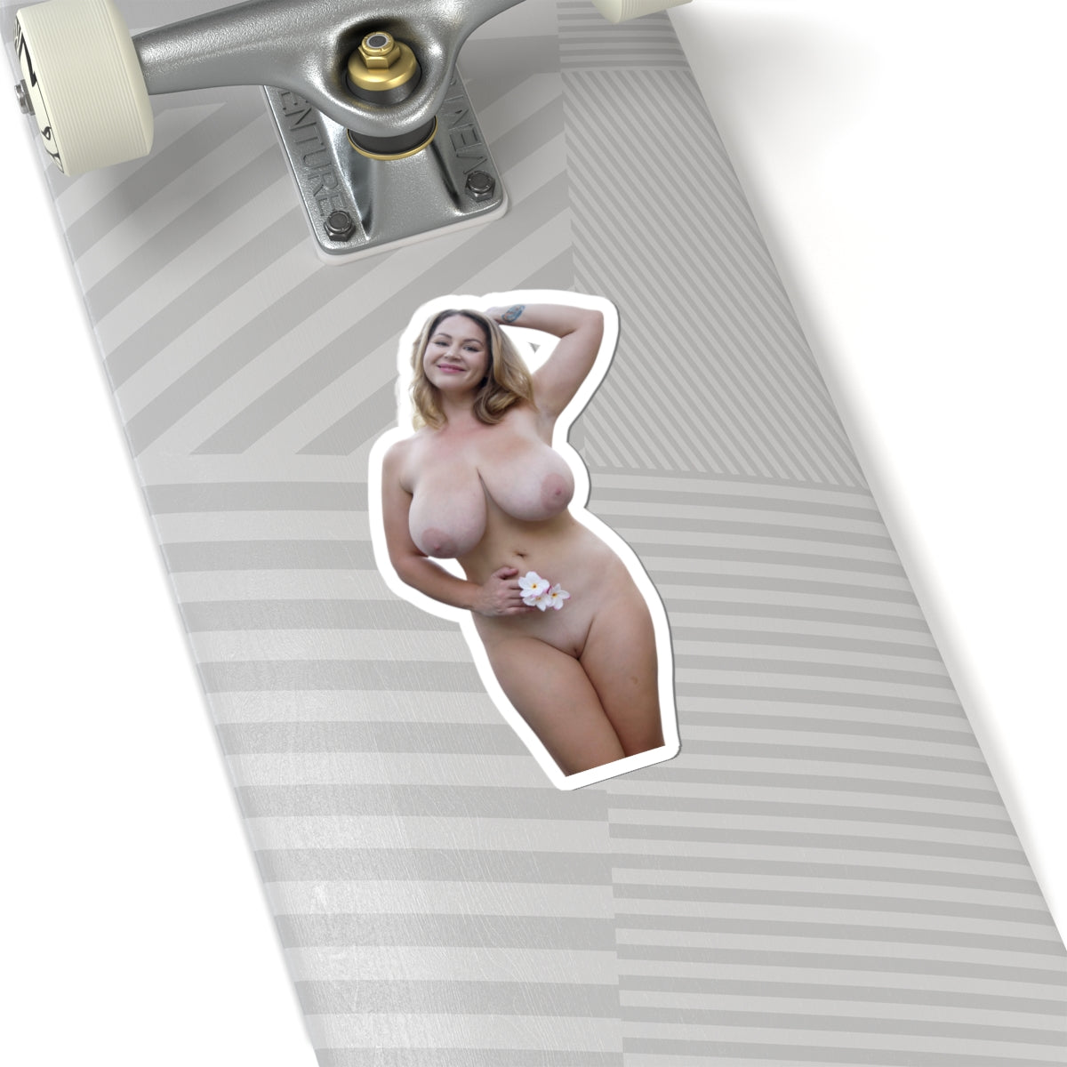 Big Tits Girl Sticker Pinup Model Stickers