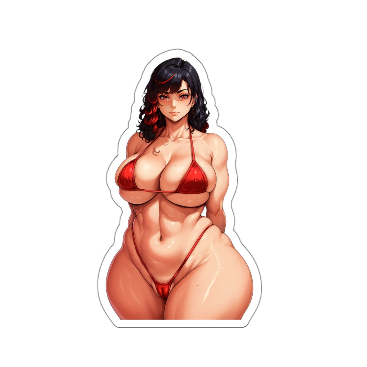 Hot Sexy Women Drawing Anime Girl Manga Character Kawaii Cute Japanese Laptop Wall Water Bottle Stickers Big Huge Large Sticker E382