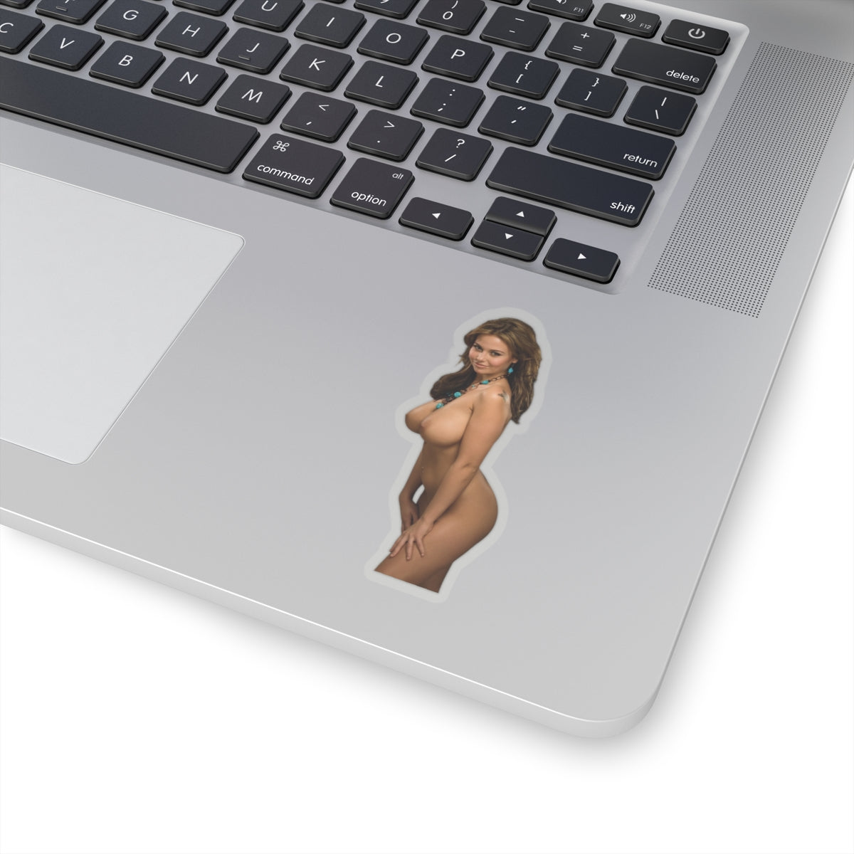 Vintage Pinup Nude Girl Sticker Sexy Model Big Bust Adult Vinyl Decal