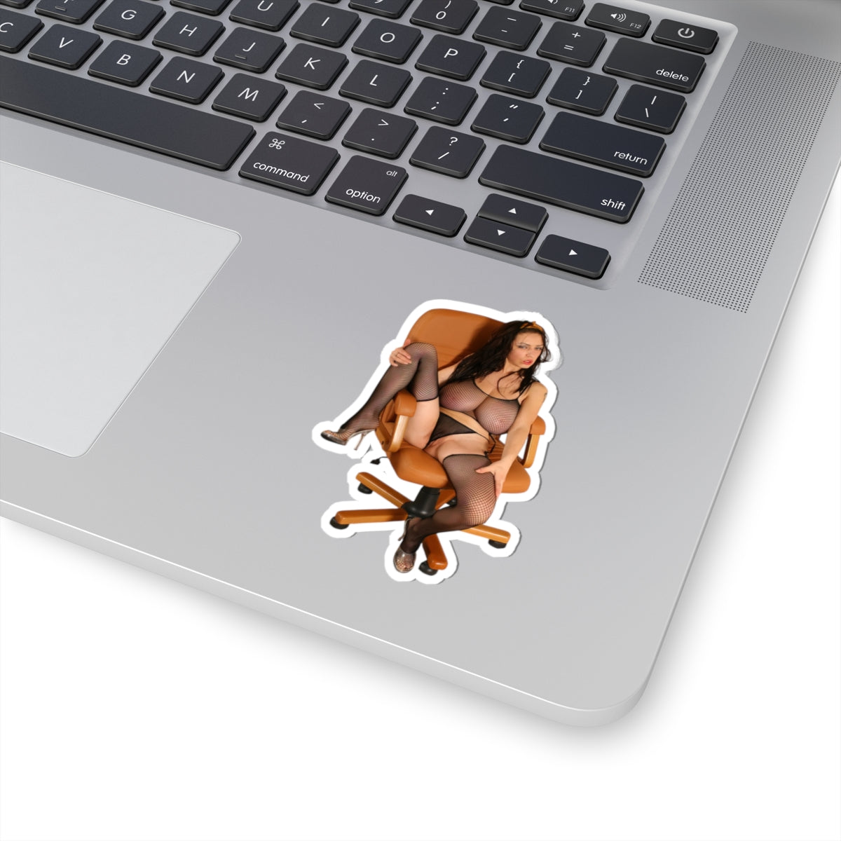 Sexy Naked Girl on the chair Big Boobs Sticker