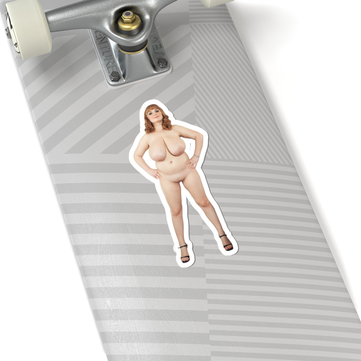 Big Boobs Thicc Curvy Naked Girl Sticker