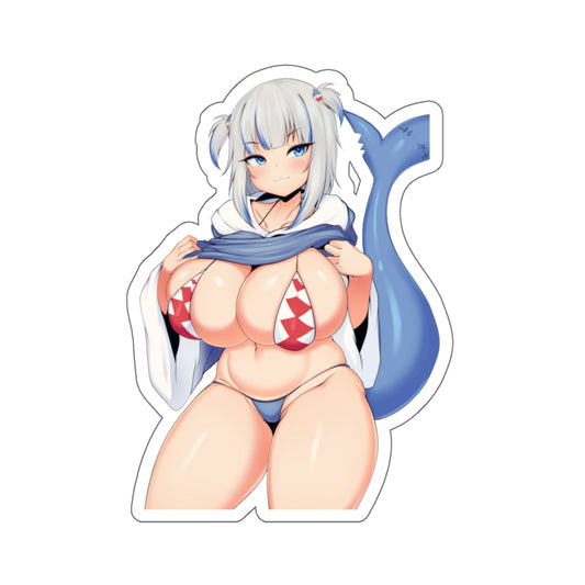 Gawr Gura Sticker,Anime Stickers,Lewd Anime Stickers,Kawaii Anime Stickers,Anime Girl Stickers,Laptop Stickers,E88