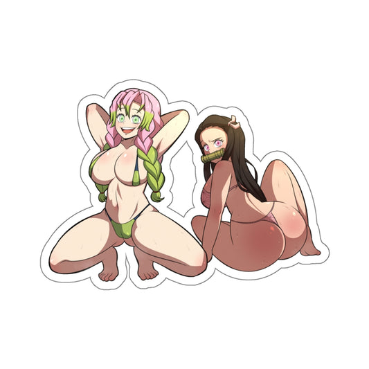 Demon Girls Sticker Lewd Anime Stickers Funny Manga Sticker Cartoon Stickers Anime Gifts E847
