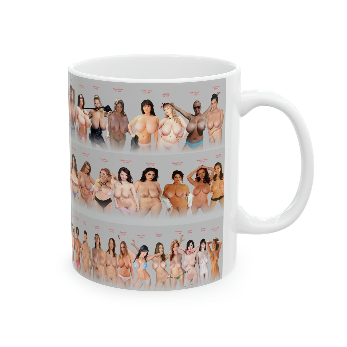 AAMug Big Breast Models Mug Sexy Hot Girls Funny Mugs For Men Coffee Cup For Him Naked Boobs Women M27A