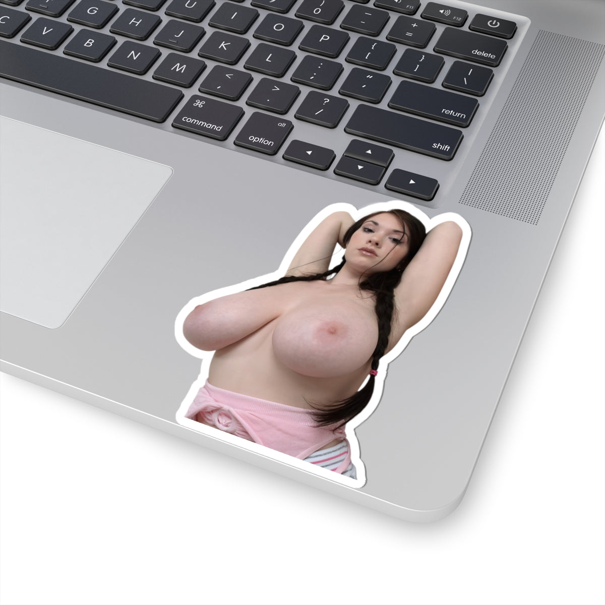Beautiful Busty Pinup Girl Sticker Cool Car Decal