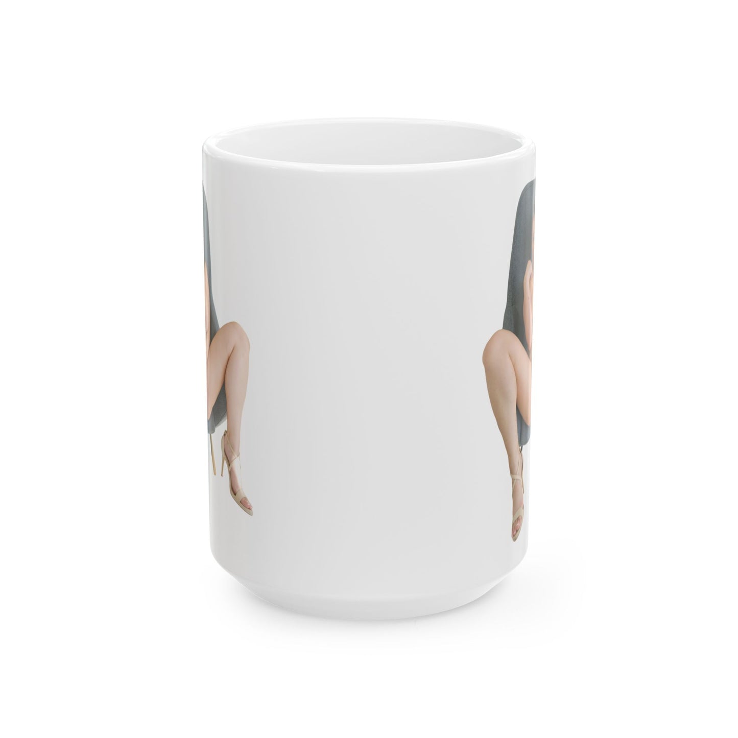 Naked Girl Big Tits Model Sexy Women Uncensored Mugs Ceramic Mug, (11oz, 15oz)