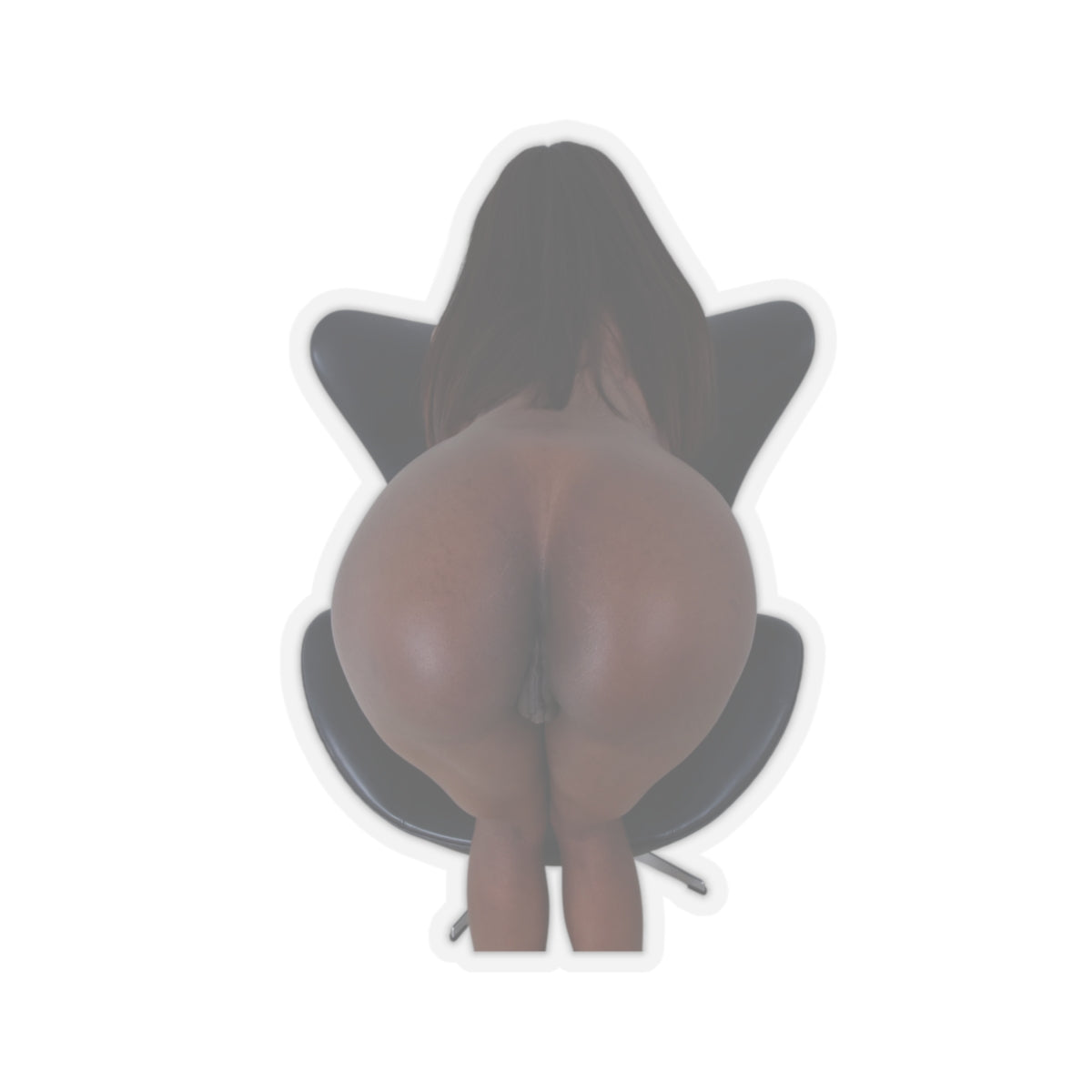 Sexy Ebony Girl Sticker Ass Booty Stickers