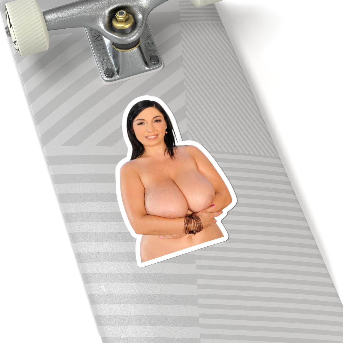 Curvy Woman Pinup Sticker Vinyl Decal Glamour Adult Artwork
