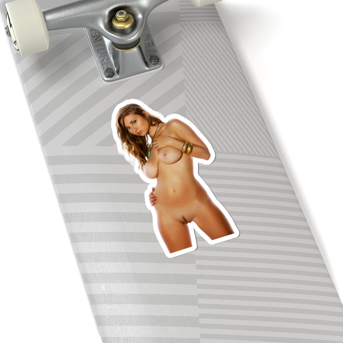 Vintage Naked Girl Sticker Retro Nud Stickers Sexy Pinup Women Decals