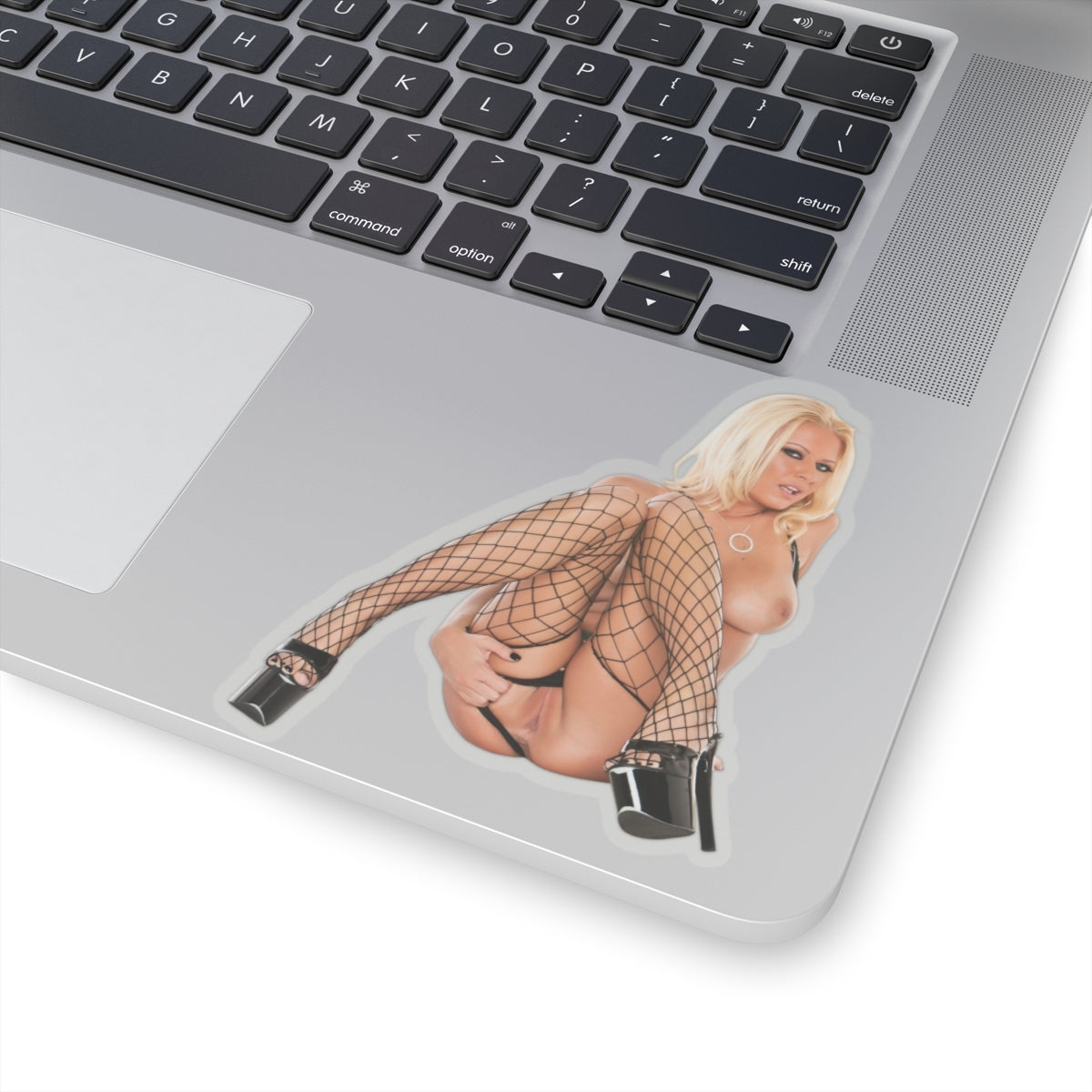 Sexy Blond Girl Naked Sticker
