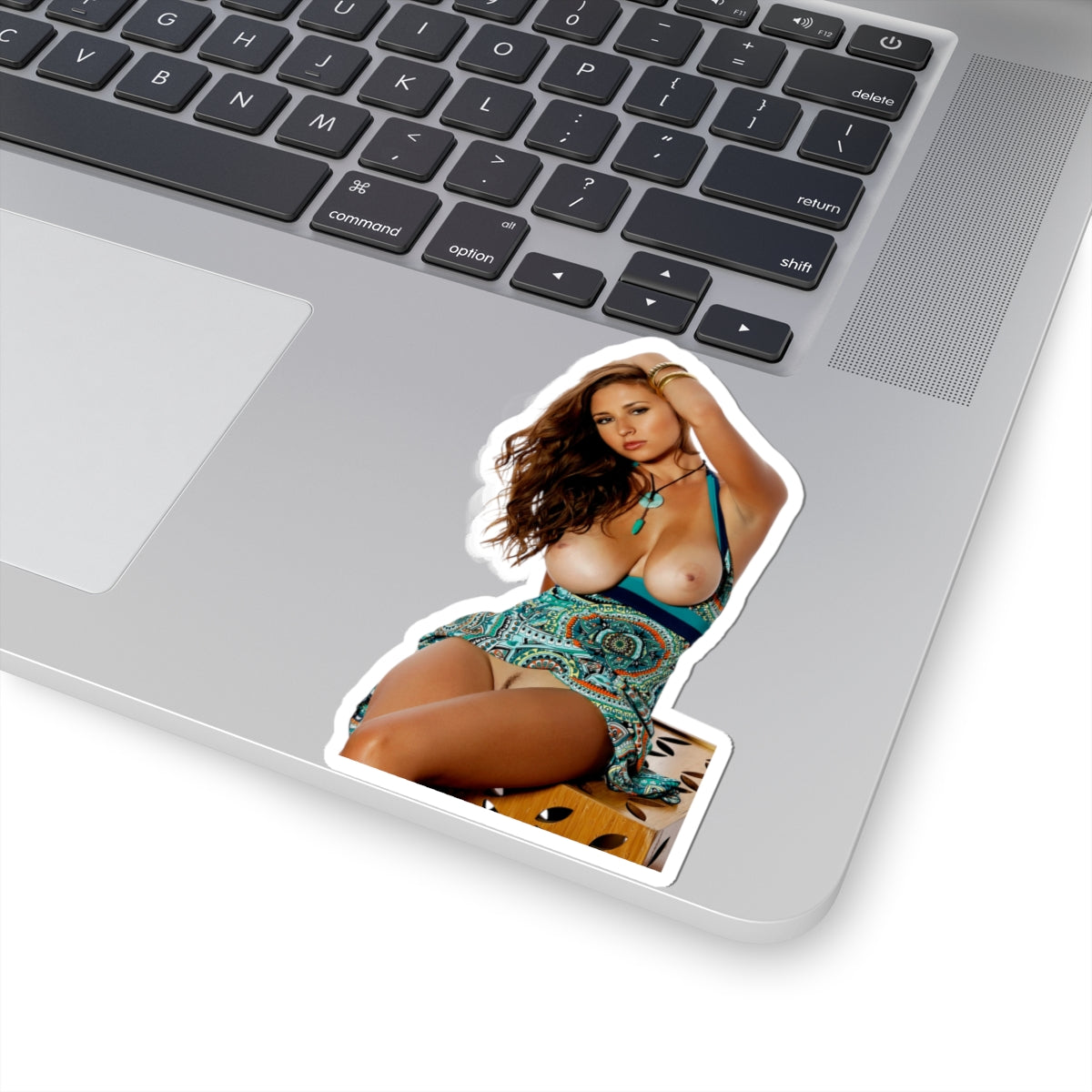 Retro Pinup Woman Sticker Vintage Glamour Vinyl Decal