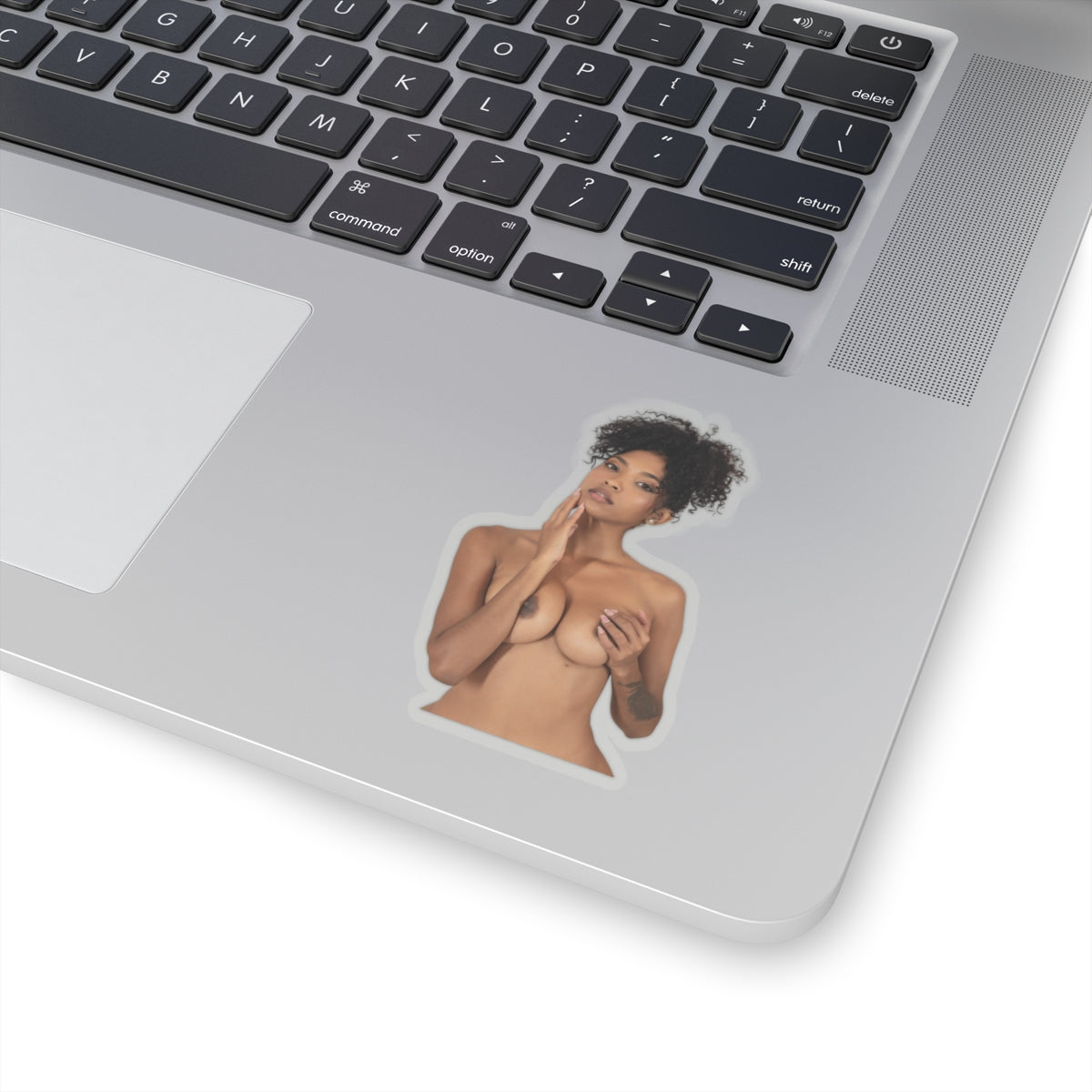 Black Women Naked Sticker