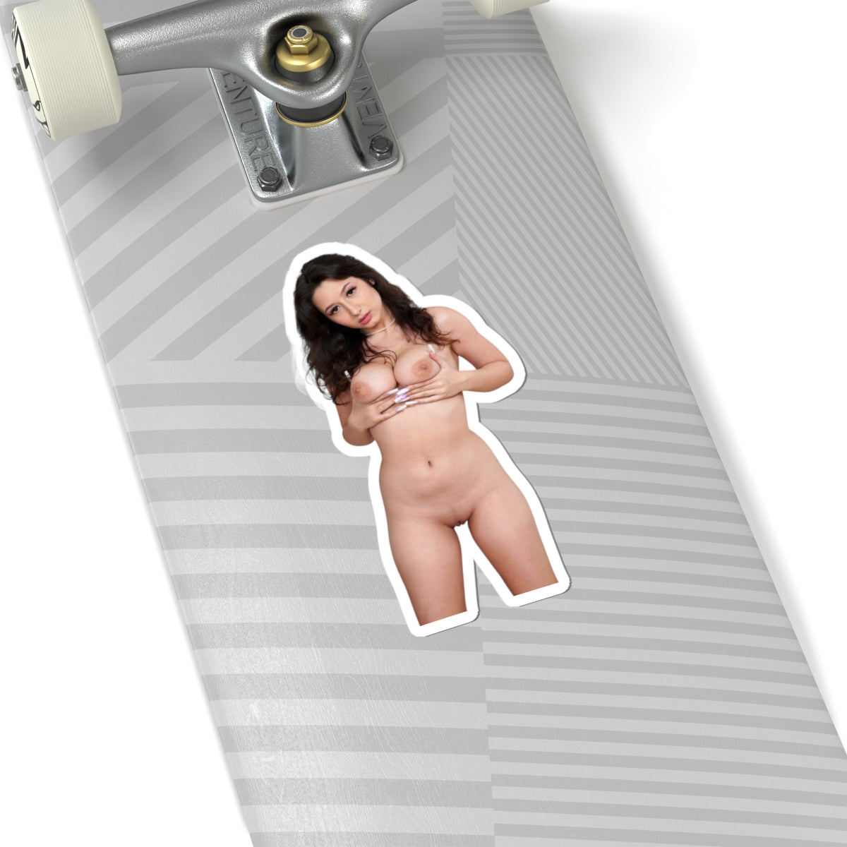 Vintage Sexy Girl Sticker Big Tits Women Decal