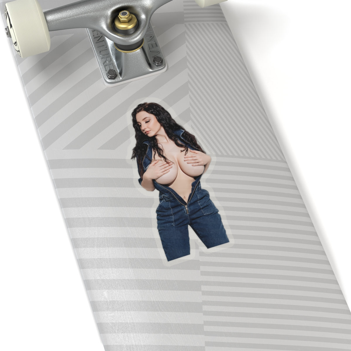 Big Tits Laurine Model Stickers Sexy Girl