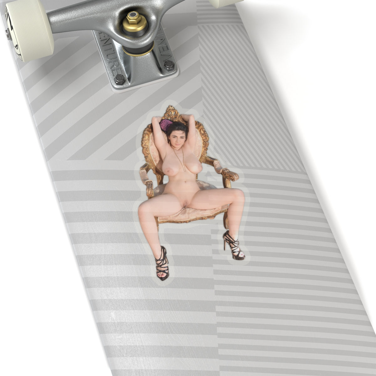 Nude Girl on the Chair Sticker