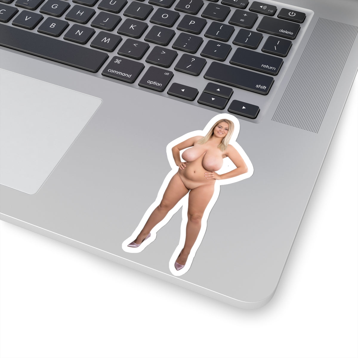 Naked Girl Sticker,Pinup Stickers,Nude,Unclothed,Bare,Exposed,Stripped,Undressed,Au naturel,Without clothes,E493