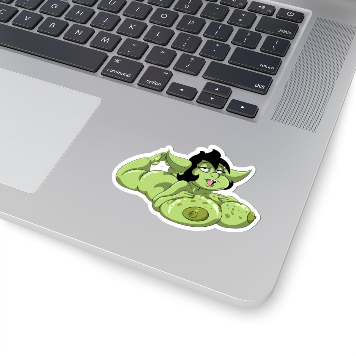 Anime Fantasy Goblin Pin-Up Sticker – Adult Lewd Decal