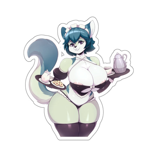 Cute Furry Sticker Maid Anime Girl Stickers Cute Kawaii Cartoon Furry Stickers Decals for Laptop Water Bottle Bike Skateboard Luggage Computer Hydro Flask E762