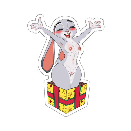 Bunny Furry Sticker Cute Rabbit Cartoon Character Adult Mature Stickers E434