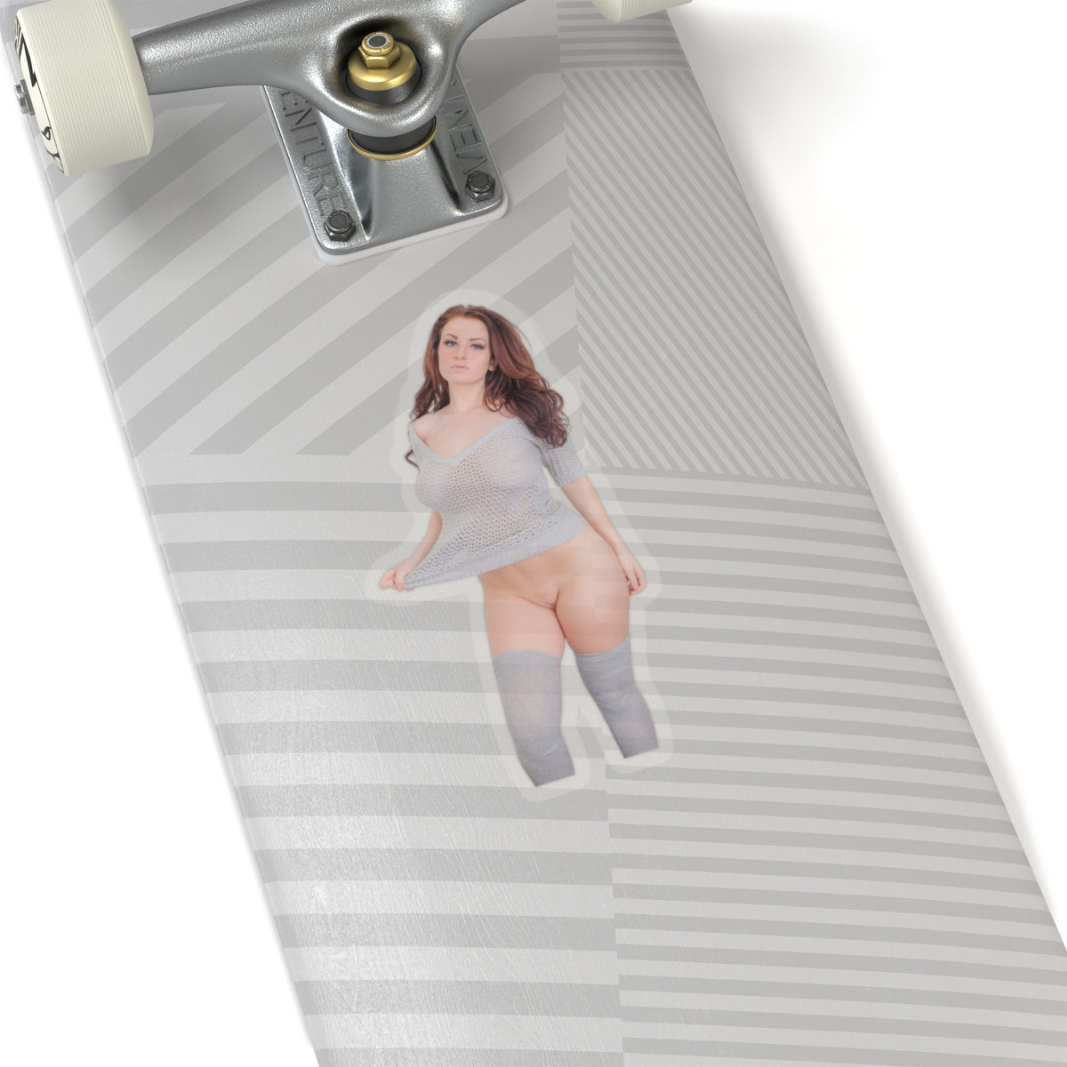 Sexy Girl Sticker Nude Red Hair Big Boobs Stickers