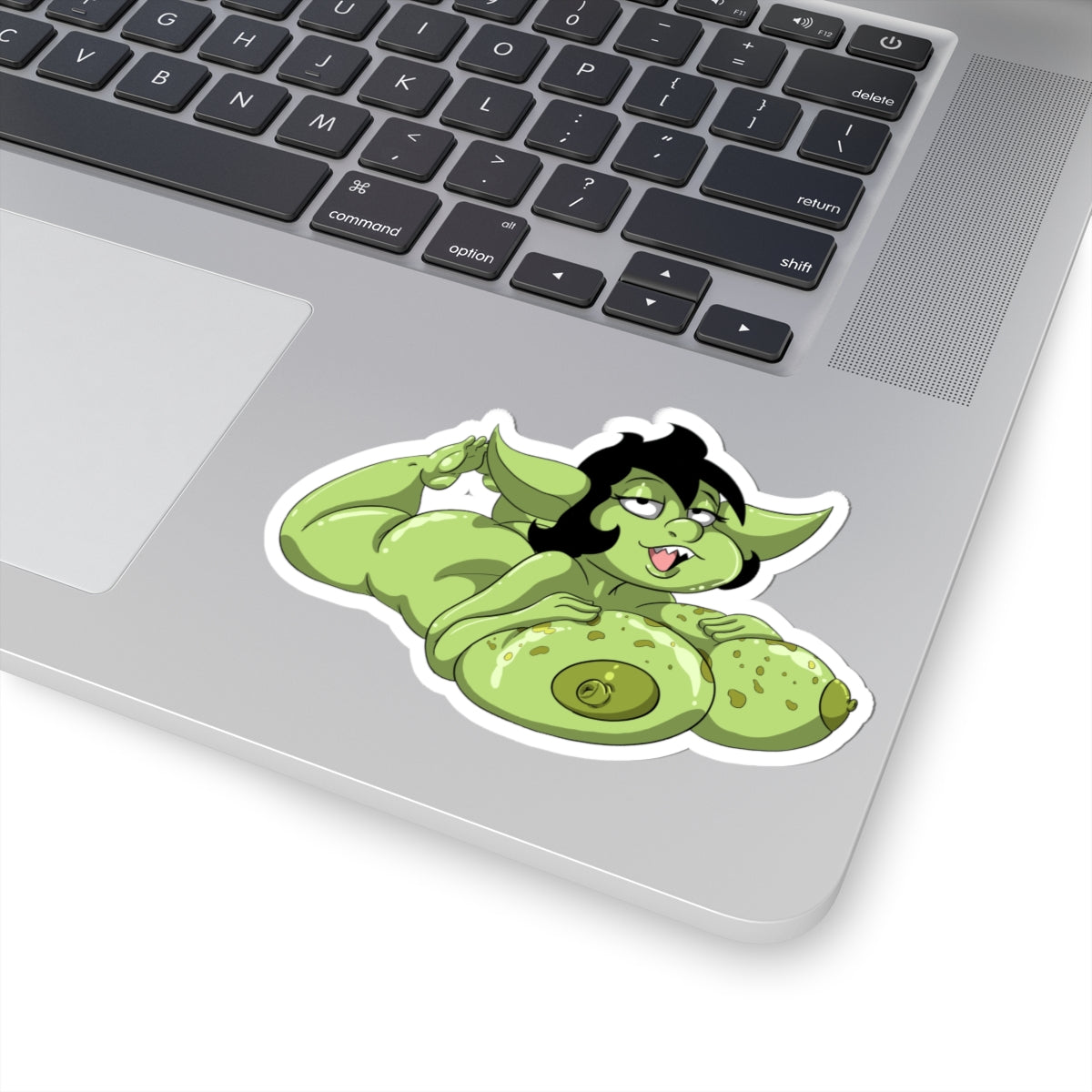Anime Fantasy Goblin Pin-Up Sticker – Adult Lewd Decal