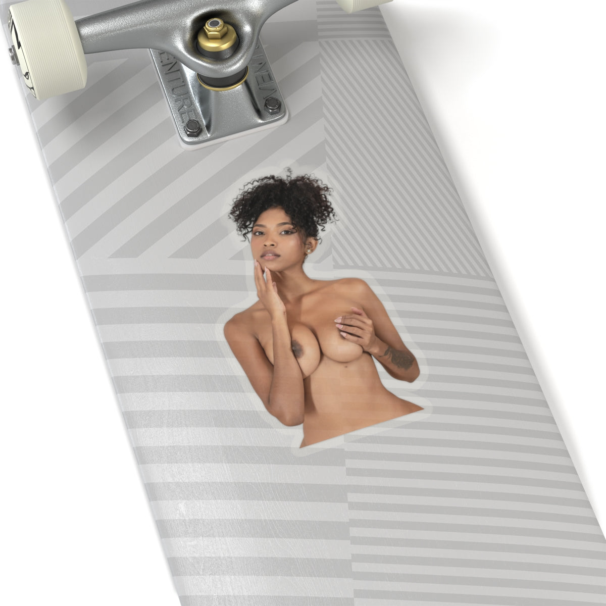 Black Women Naked Sticker