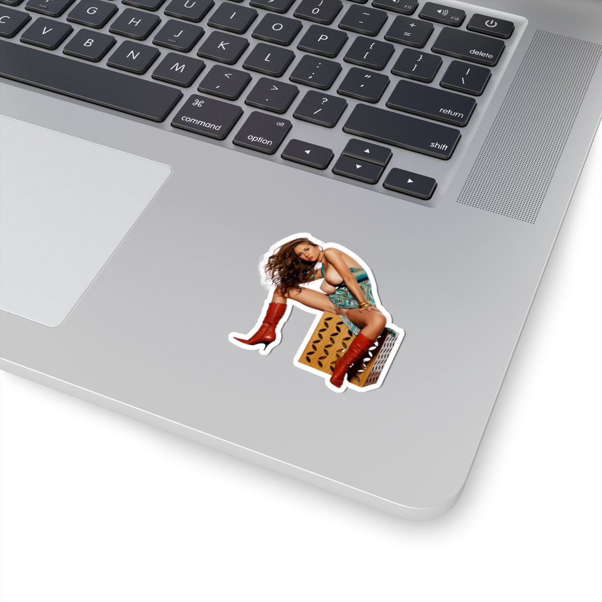 Retro Naked Woman Sticker Vintage Sexy Pinup Decal