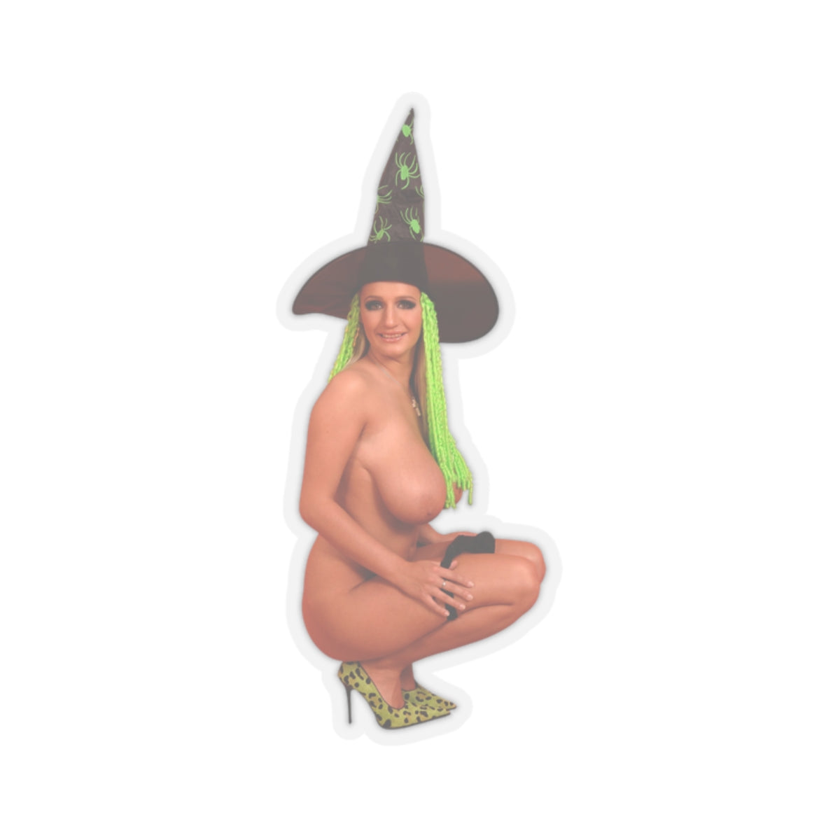 Halloween Horror Sticker Naked Girl Stickers Big Tits Women Decals