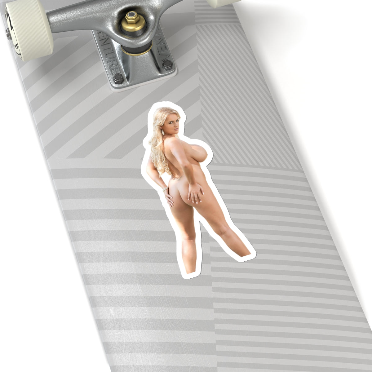 Hot Blond Model Pinup Girl Sticker Mature Naked Women Stickers Uncensored Adult Art E388