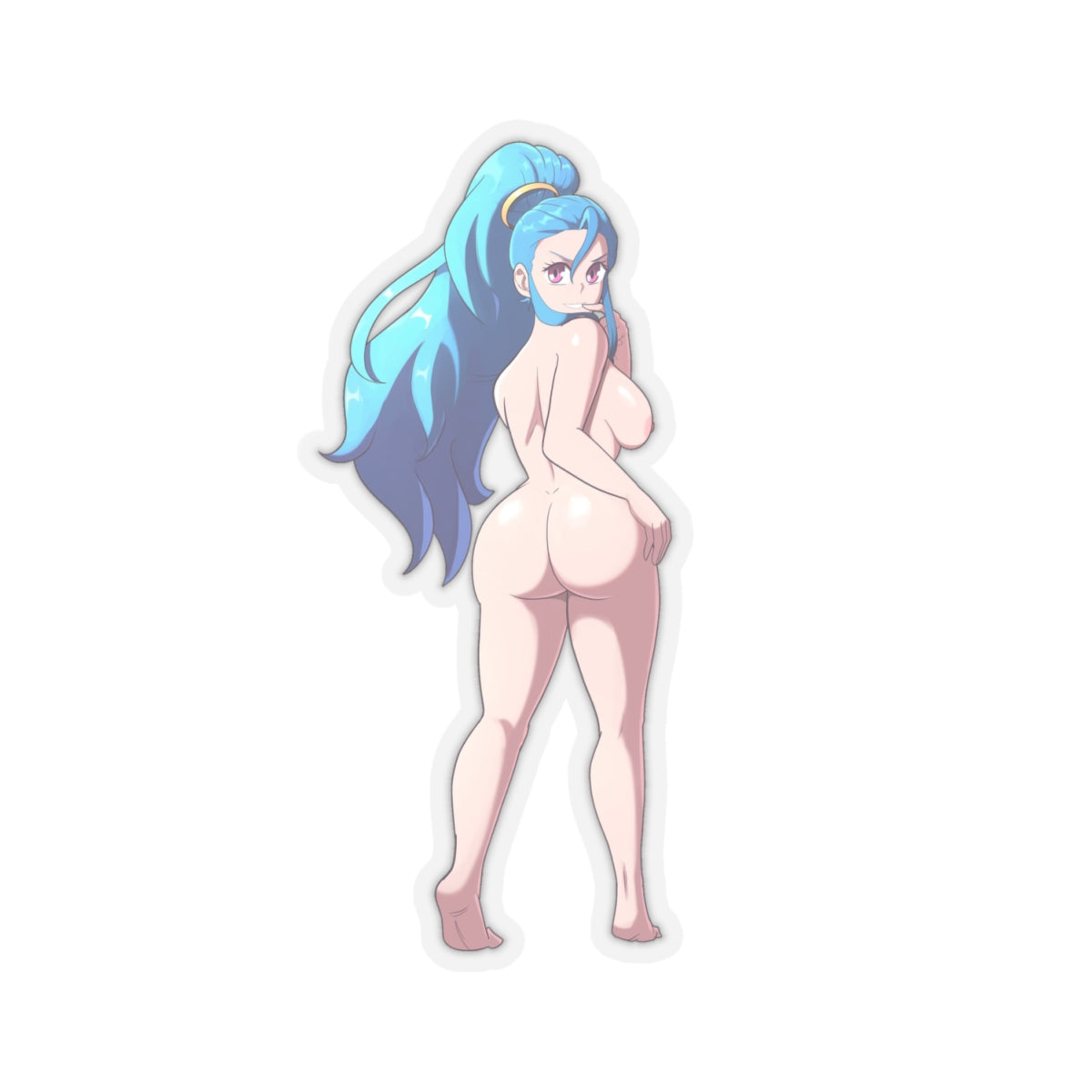 Sexy Anime Girl Sticker Ass Stickers