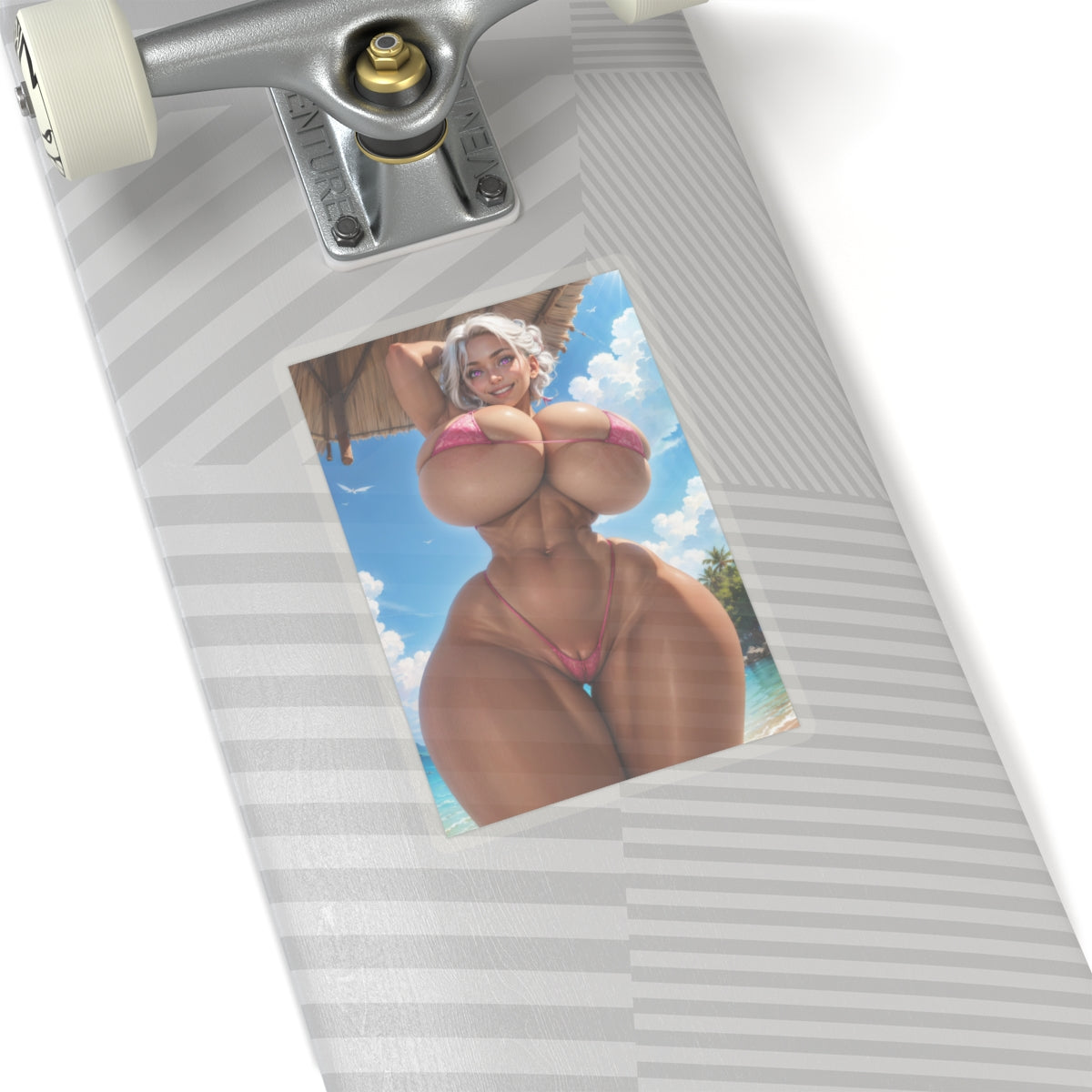 Sexy big tits girl in bikini sticker