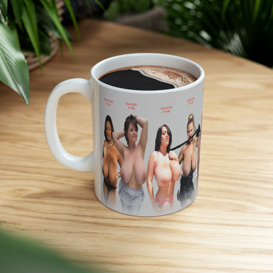 Big Boobs Models Mug Naked Girs Huge Breast Girl coffee mug Mugs For Men Him M26A