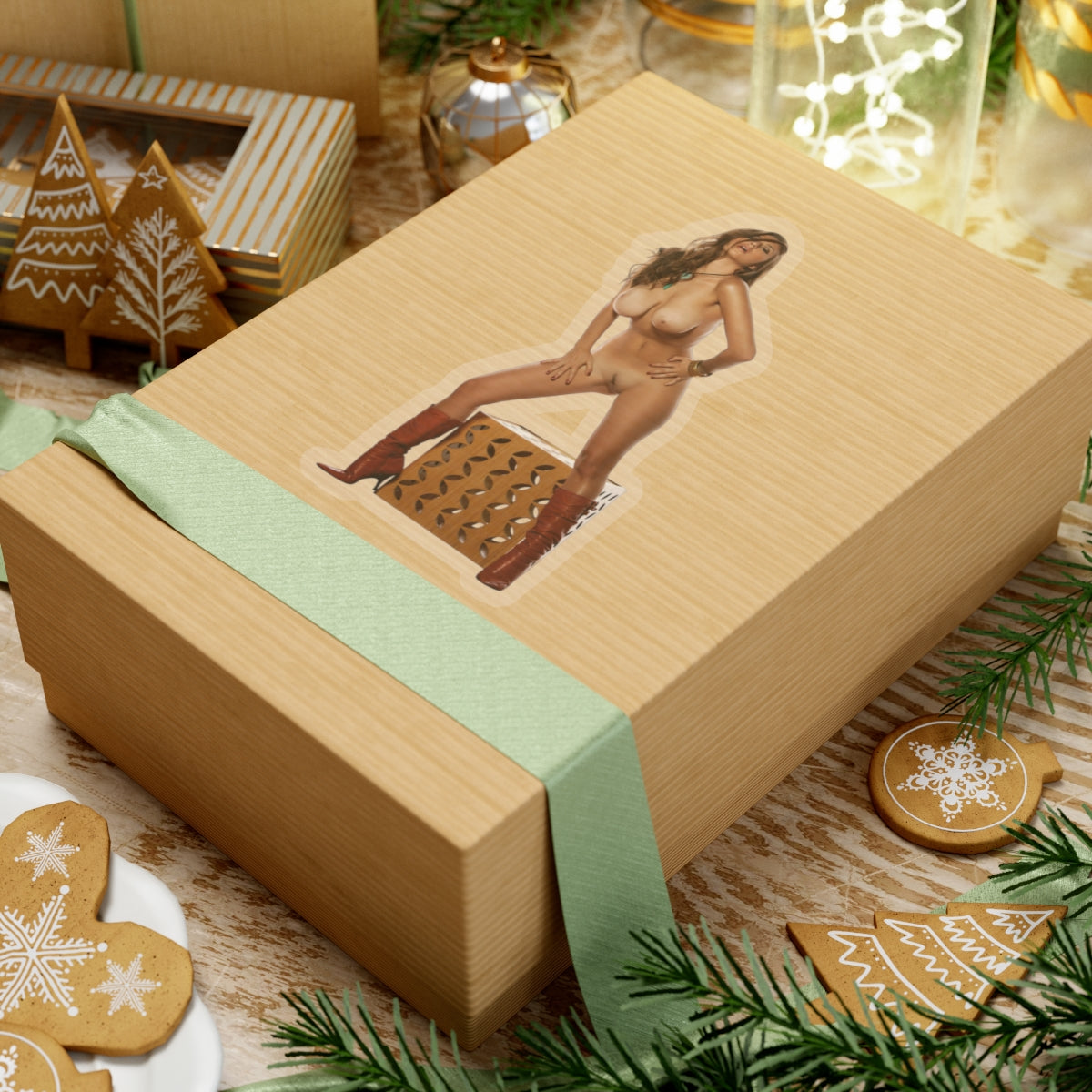 Vintage Glamour Girl Sticker Retro Pinup Vinyl Decal Adult Stickers Onlyfans Model