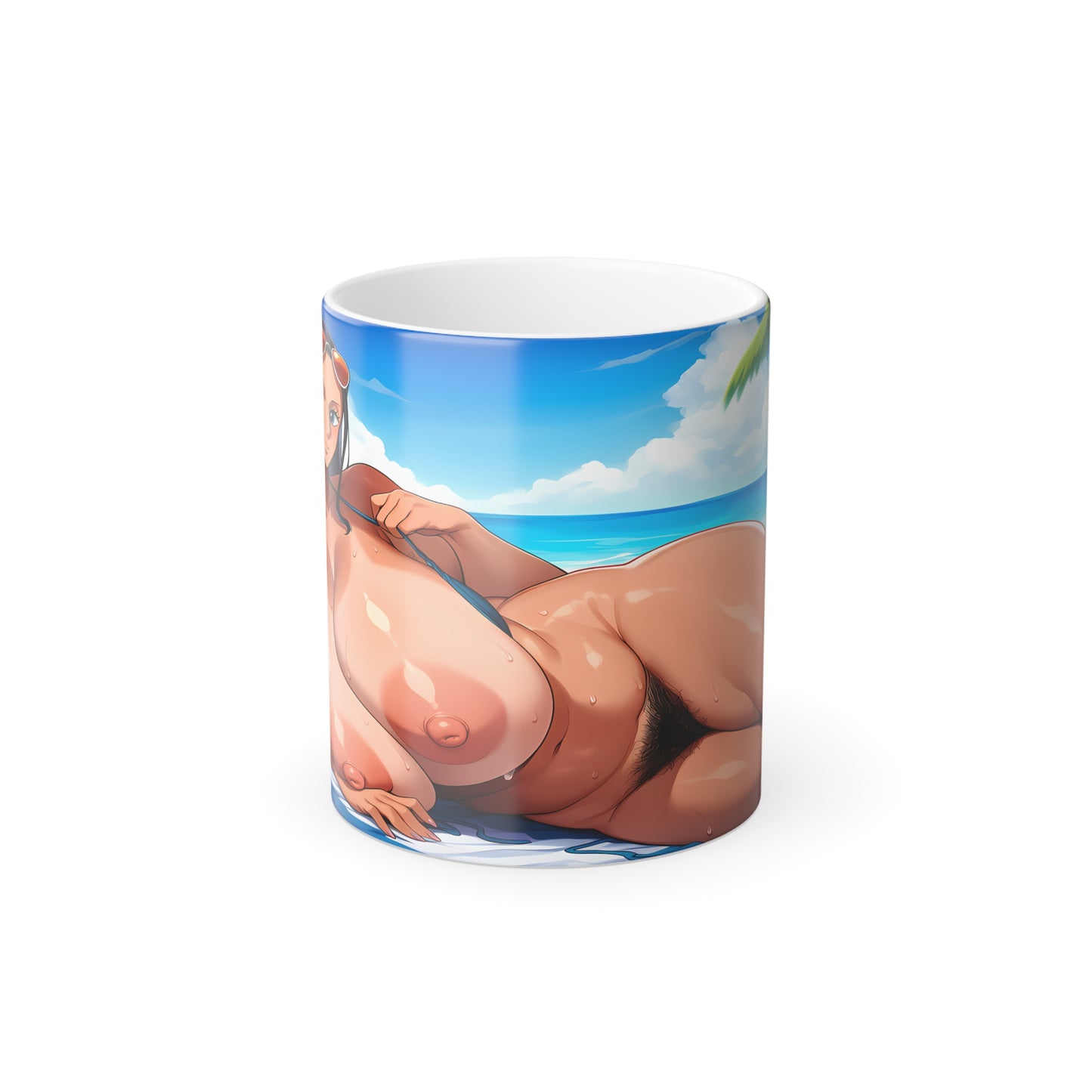 Hentai Anime Girl Color Morphing Mug 11oz Uncensored Mugs