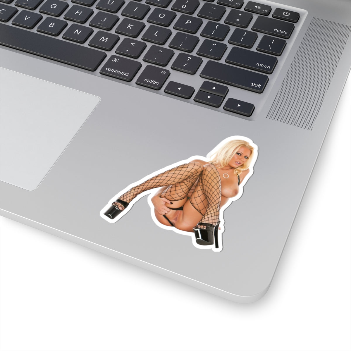 Sexy Blond Girl Naked Sticker
