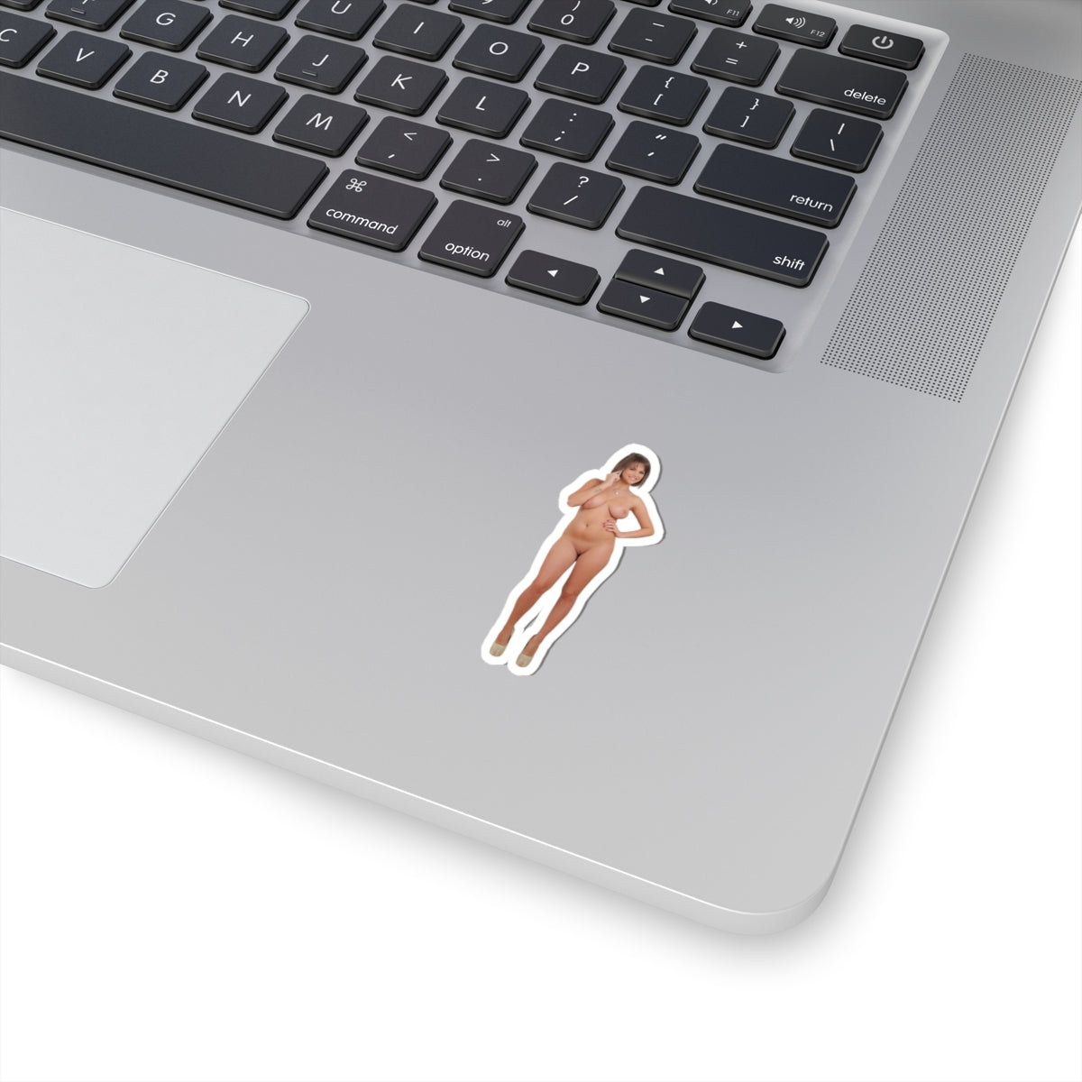 Naked Girl With Phone Sticker