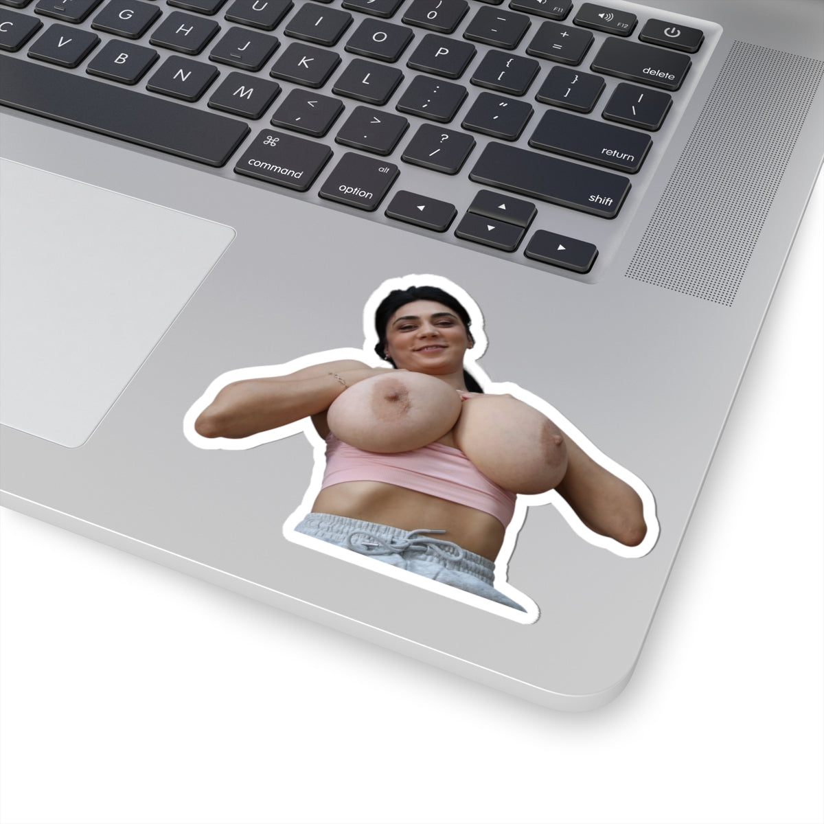 curvy workout girl stickers big boobs sticker