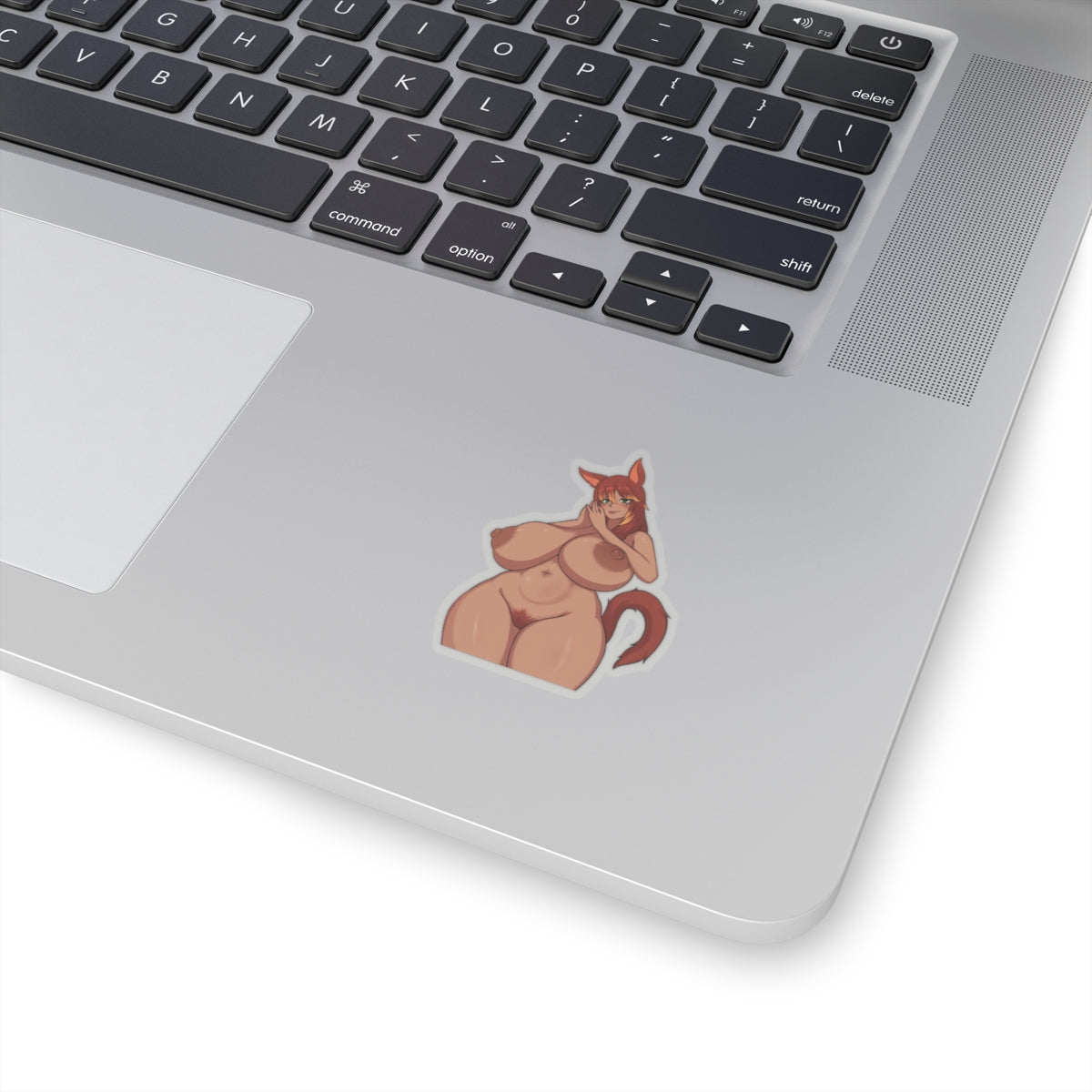 Big Tits Furry Anime Girl Sticker White or Transparent Stickers