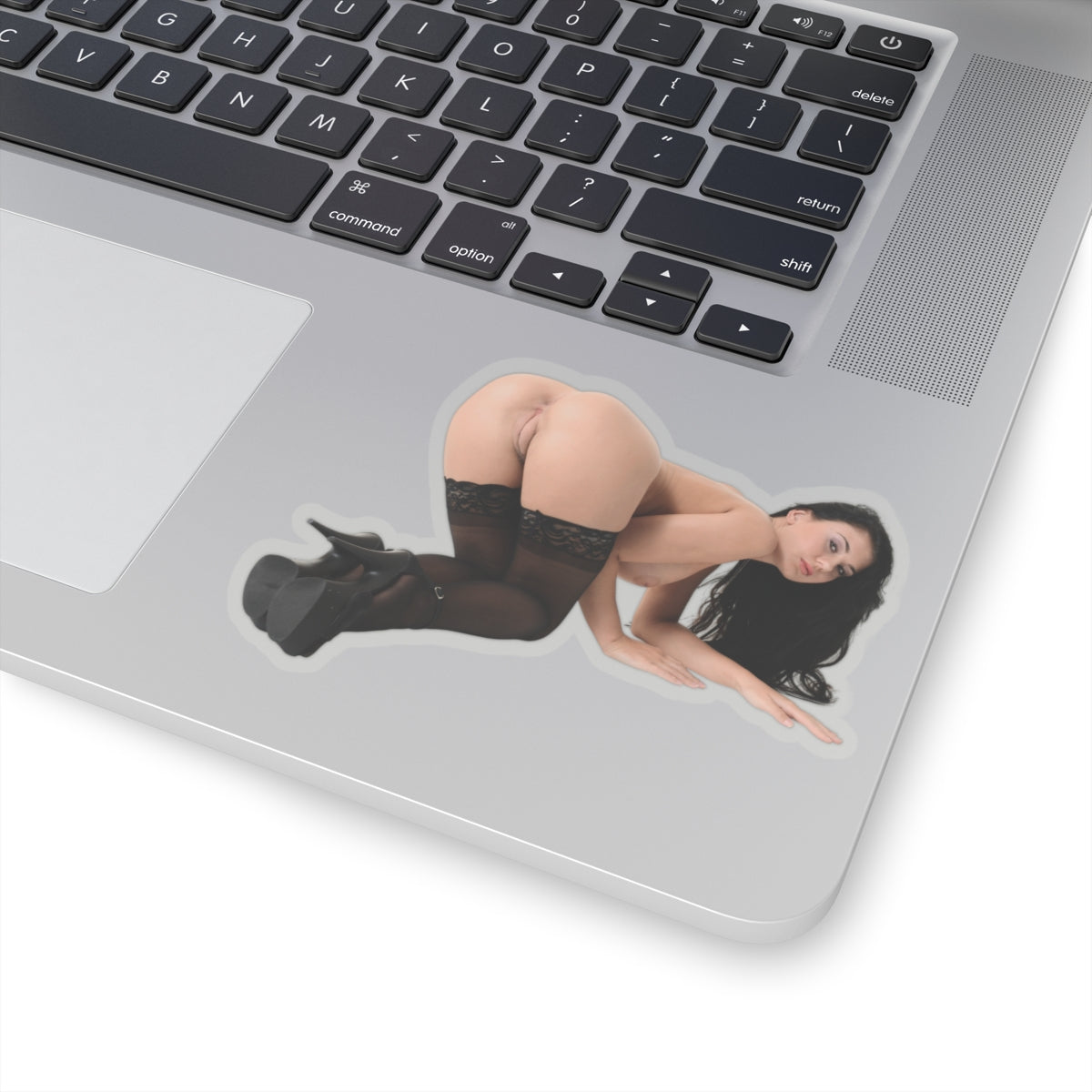 sexy brunette sticker big tits women botty stickers