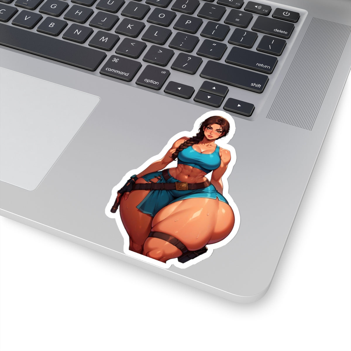 Popular Video Game Girl Sticker Explorer Adventurer Sexy Women Stickers Female Character E977