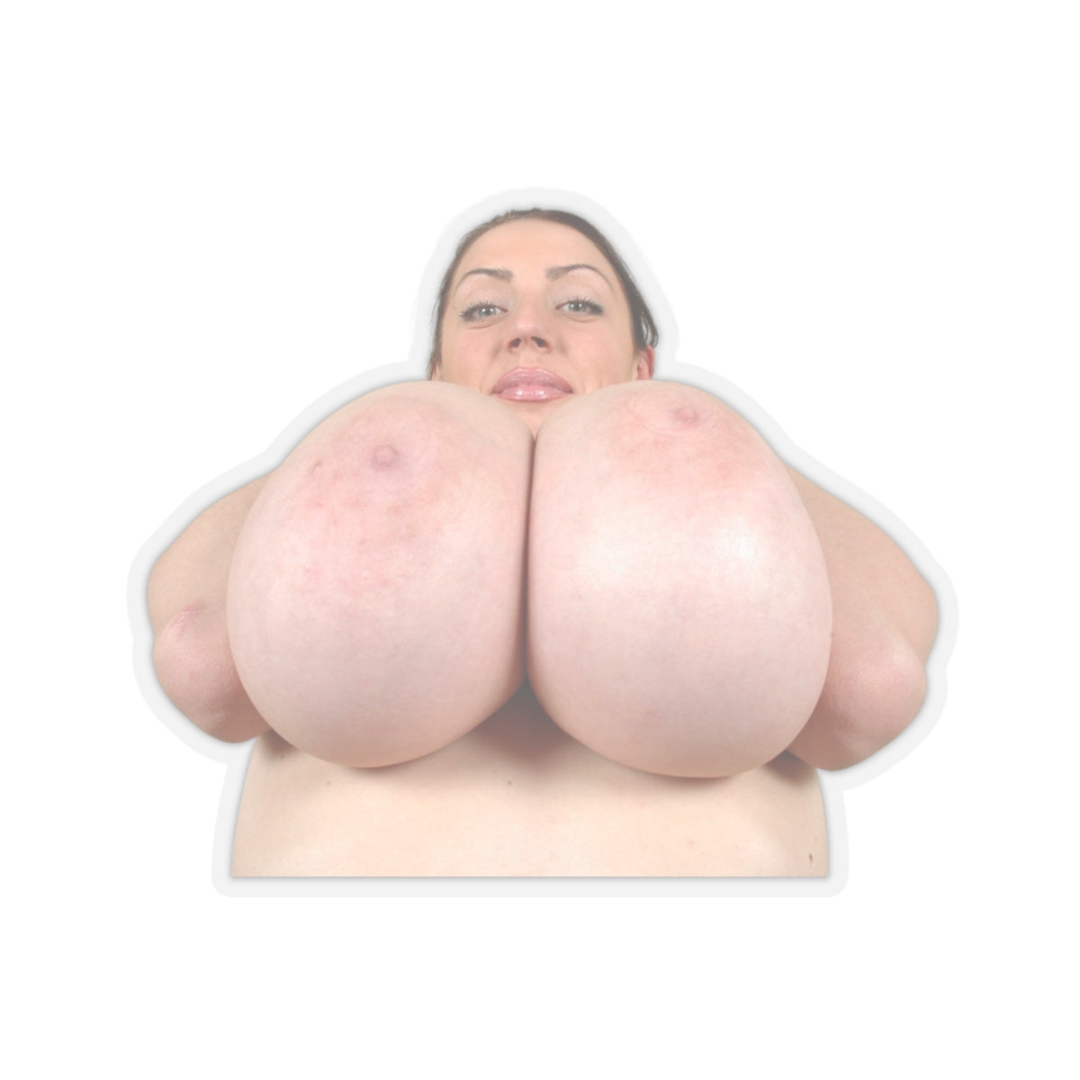 Huge Tits Girl Sticker Big Boobs Women Stickers
