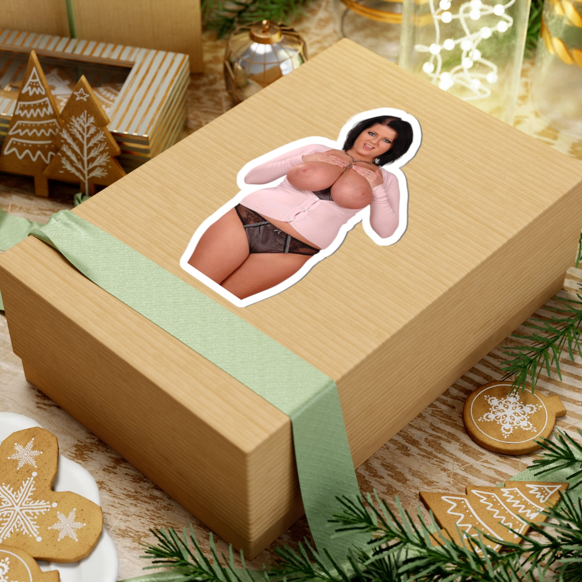 Big Tits Girl Sticker
