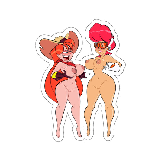 Cartoon Sexy Girls Sticker Funny Adult Stickers Mature Transparent Vinyl Stickers E229