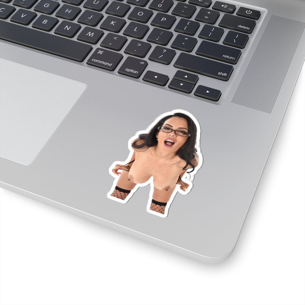 Naked Sexy Girl Sticker Pinup Model Decal – Nude Adult Vinyl Sticker, Retro Glamour Gift for Him