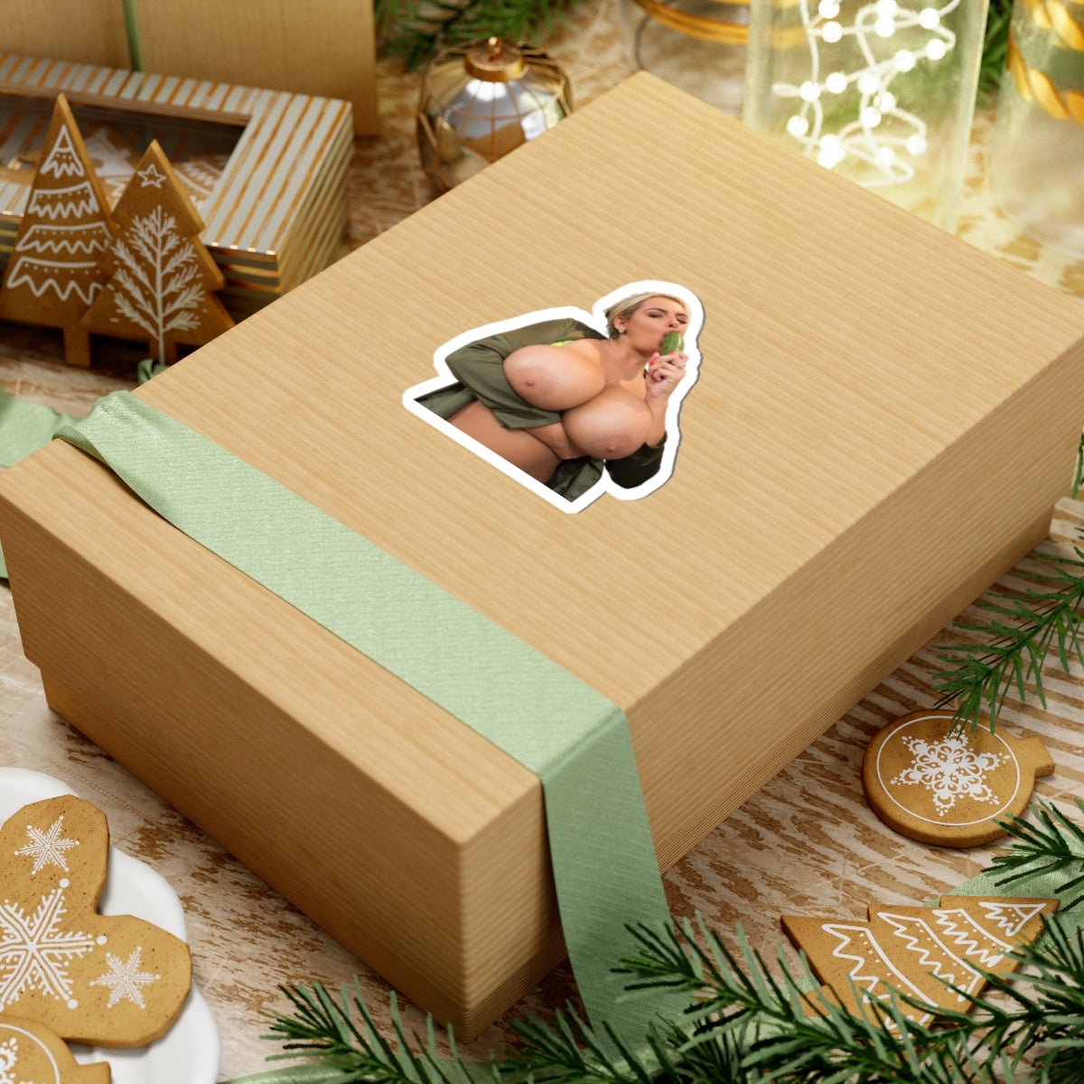 Big, Tits, Blond, Girl, Sticker, Stickers ,For, Him,