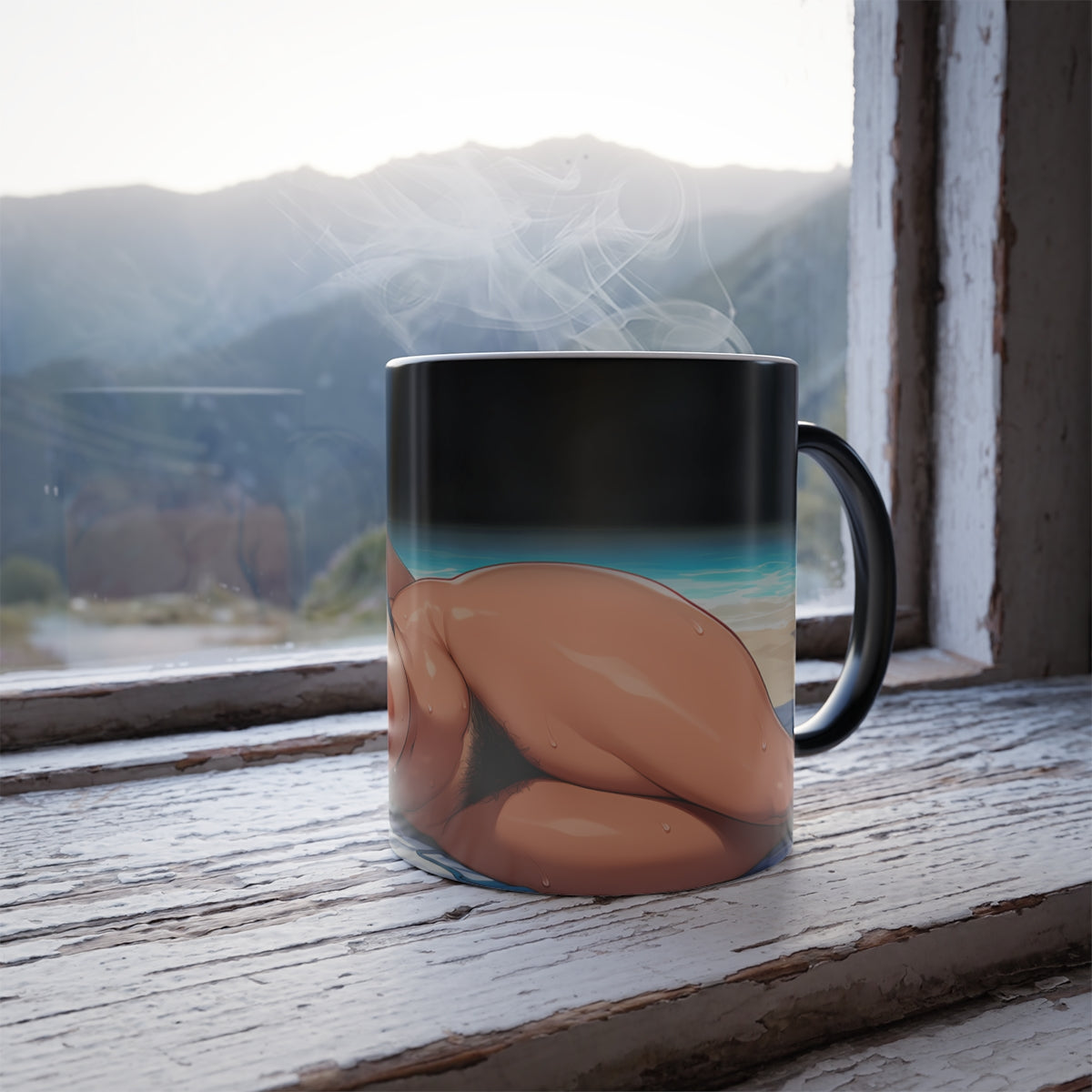 Hentai Anime Girl Color Morphing Mug 11oz Uncensored Mugs