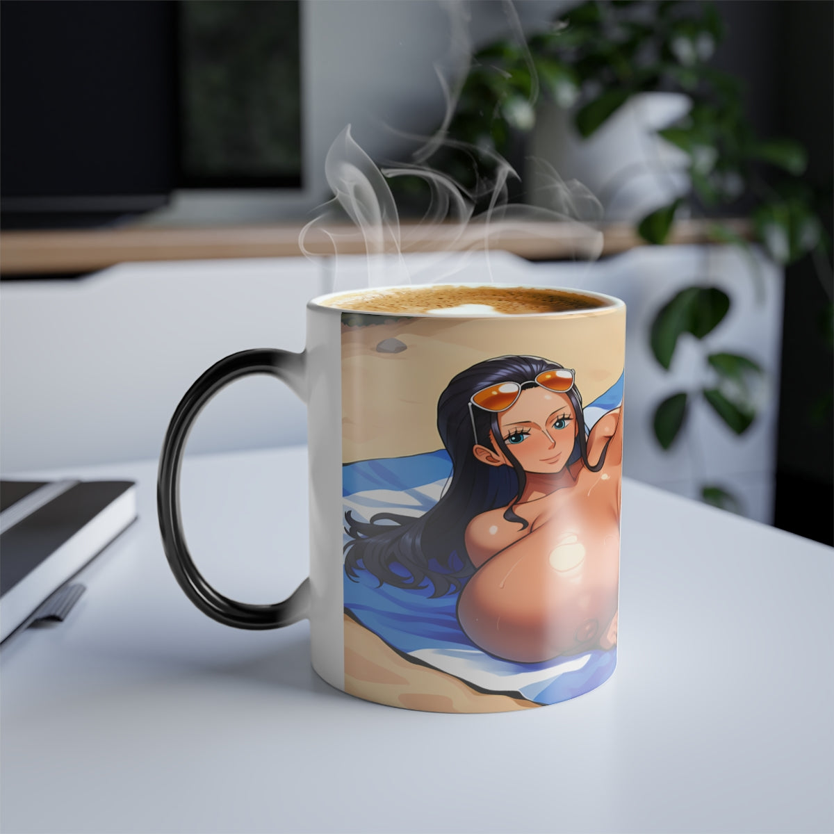 Big Tits Anime Girl Color Morphing Mug 11oz Hentai Cups
